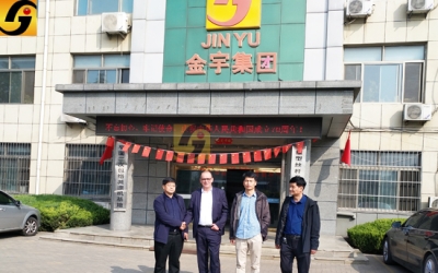 歡迎德國客戶到金宇減速機考察