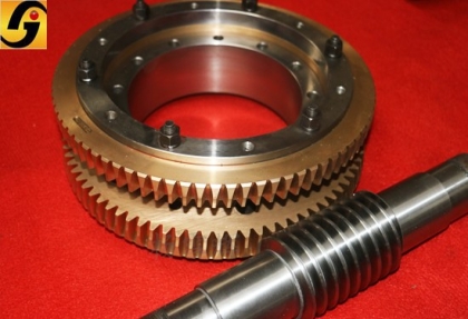 小模數(shù)無(wú)間隙雙導(dǎo)程蝸輪蝸桿副